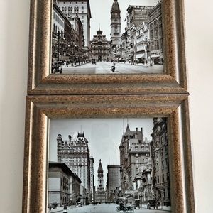 Wall art - Philadelphia in the early 1900’s. City Hall from Market St & Broad St